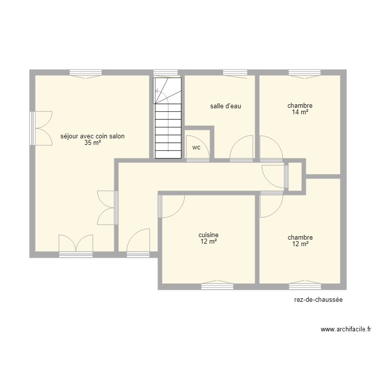6355. Plan de 9 pièces et 53 m2