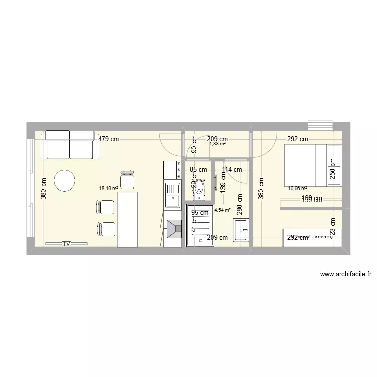 annexe gusterud. Plan de 