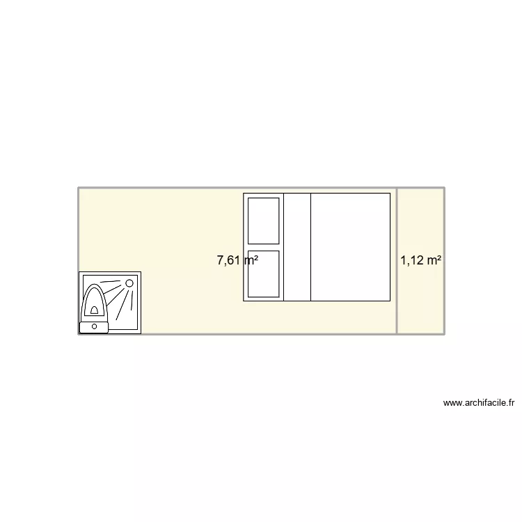 Fourgon l4h2. Plan de 2 et 9 m² Fourgon l4h2. Plan de 2 et 9 m²