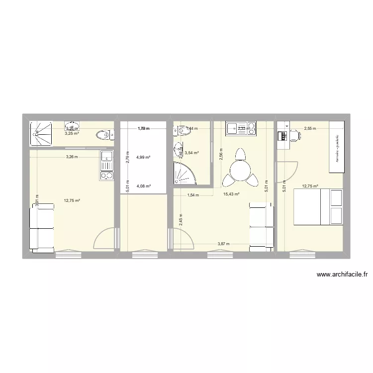 MAISON 4 PIECE ST MAUR. Plan de 20  et 180 m²