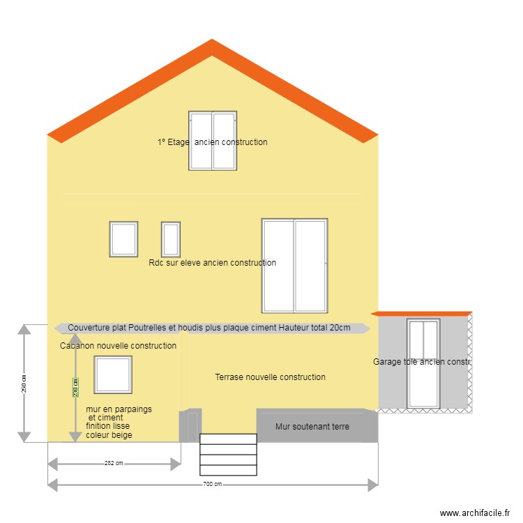 Plan Façade 2024/03. Plan de 10 pièces et 88 m2