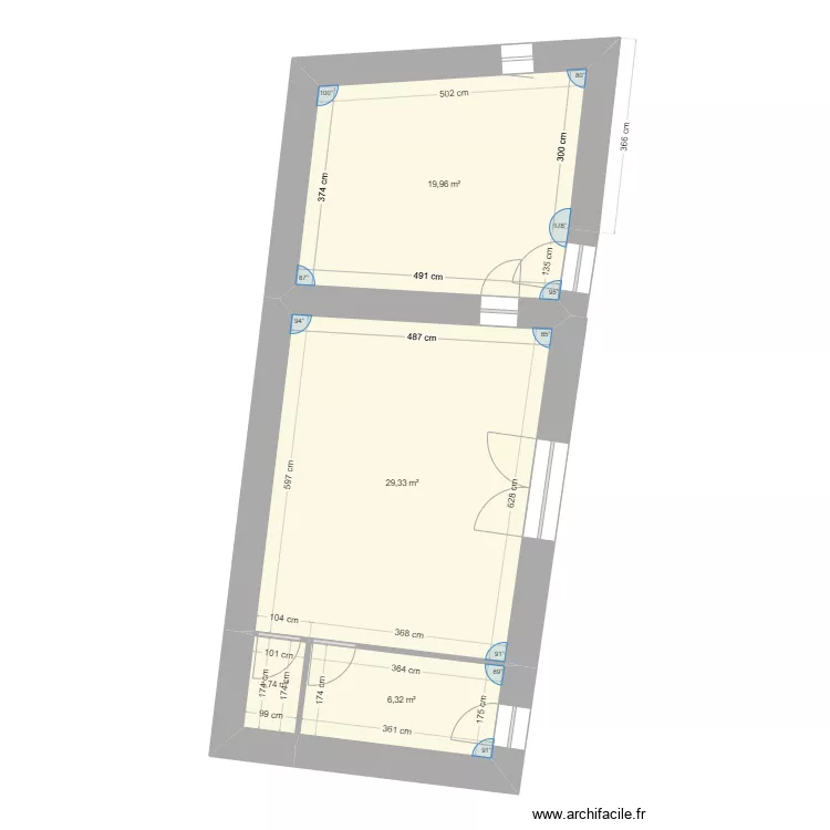 Apt 2 CONTI. Plan de 