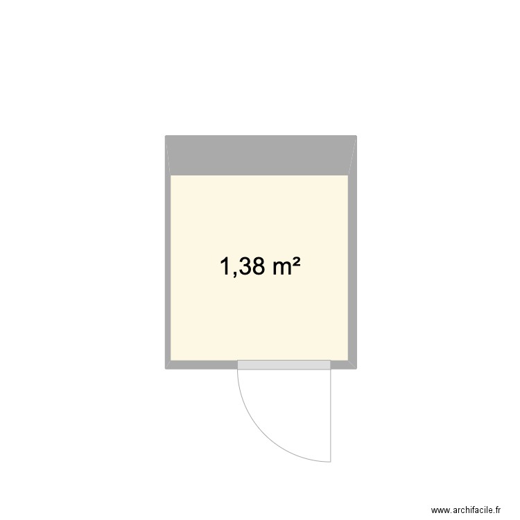 Cagibi. Plan de 0 pièce et 0 m2