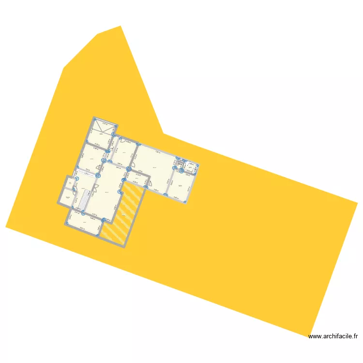 RDC ROBICHONS ORIGINE 2. Plan de 15 Pièces et 314 m² RDC ROBICHONS ORIGINE 2. Plan de 15 Pièces et 314 m²