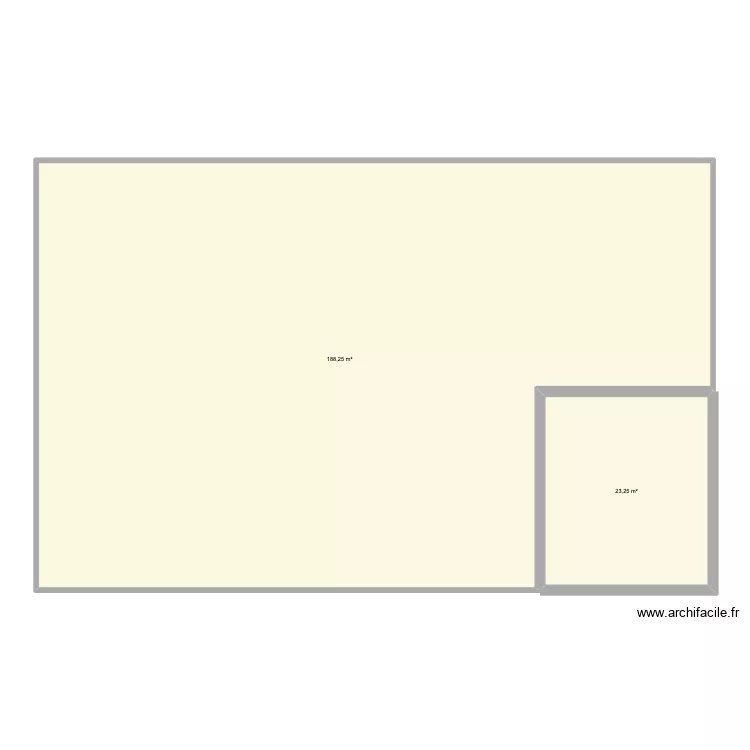 HANGAR. Plan de 