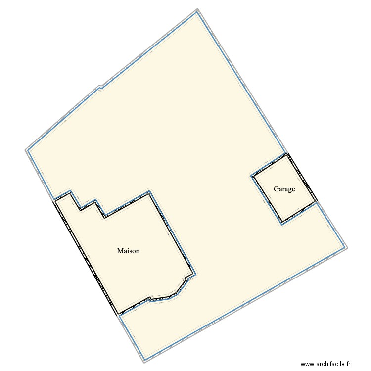 HIRSON 5. Plan de 3 pièces et 747 m2