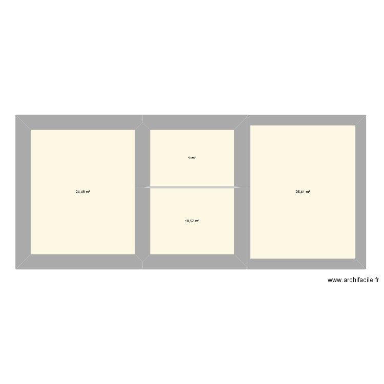 plan SLG. Plan de 7 pièces et 141 m2