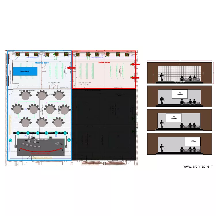 implantation inter Olivia. Plan de implantation inter Olivia. Plan de