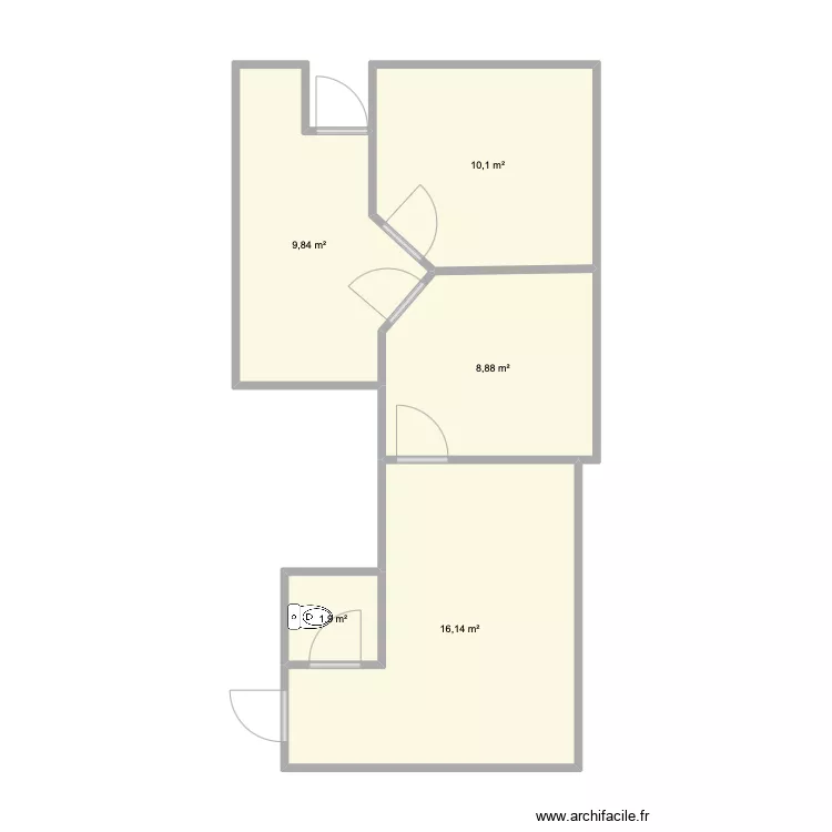 Local CYSOING. Plan de 