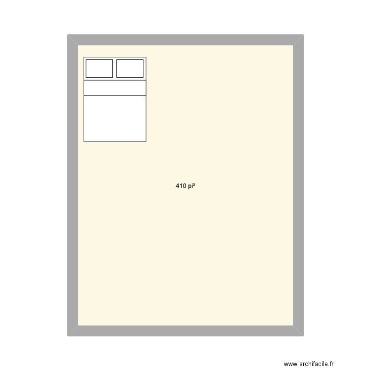Maison Anne. Plan de 1 pièce et 38 m2