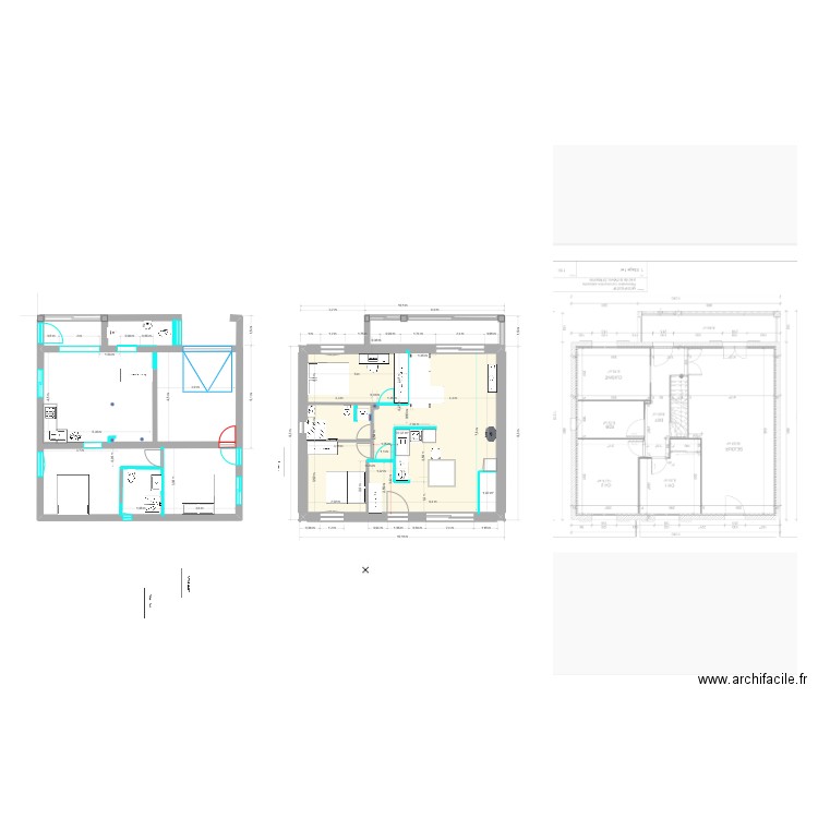 Pied de la Chèvre 2B II. Plan de 2 pièces et 76 m2