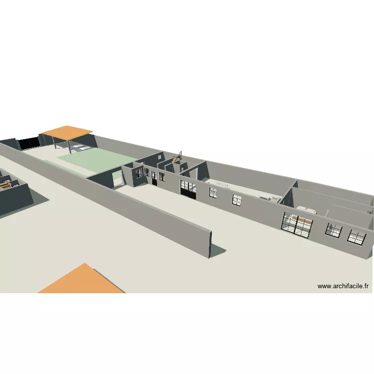 Maison. Plan de 12 et 245 m² Maison. Plan de 12 et 245 m²