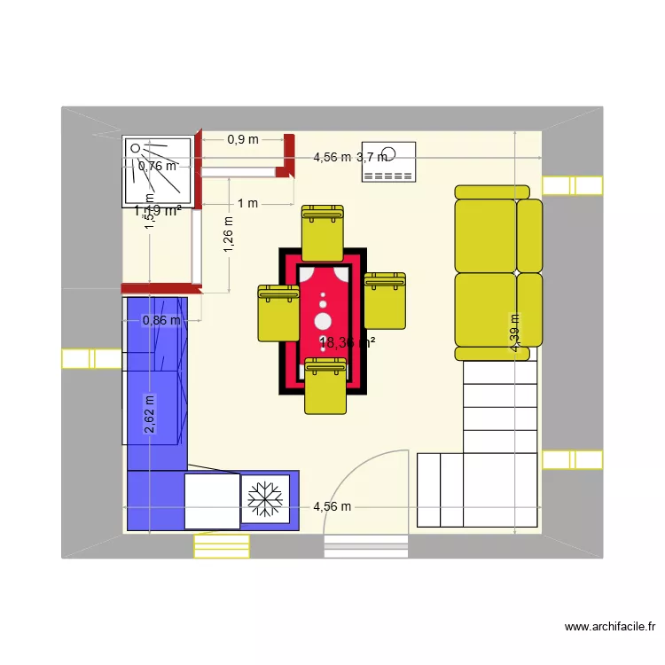 erce. Plan de 2 et 20 m² erce. Plan de 2 et 20 m²