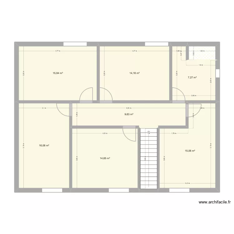 Maison bleu étage def. Plan de Maison bleu étage def. Plan de