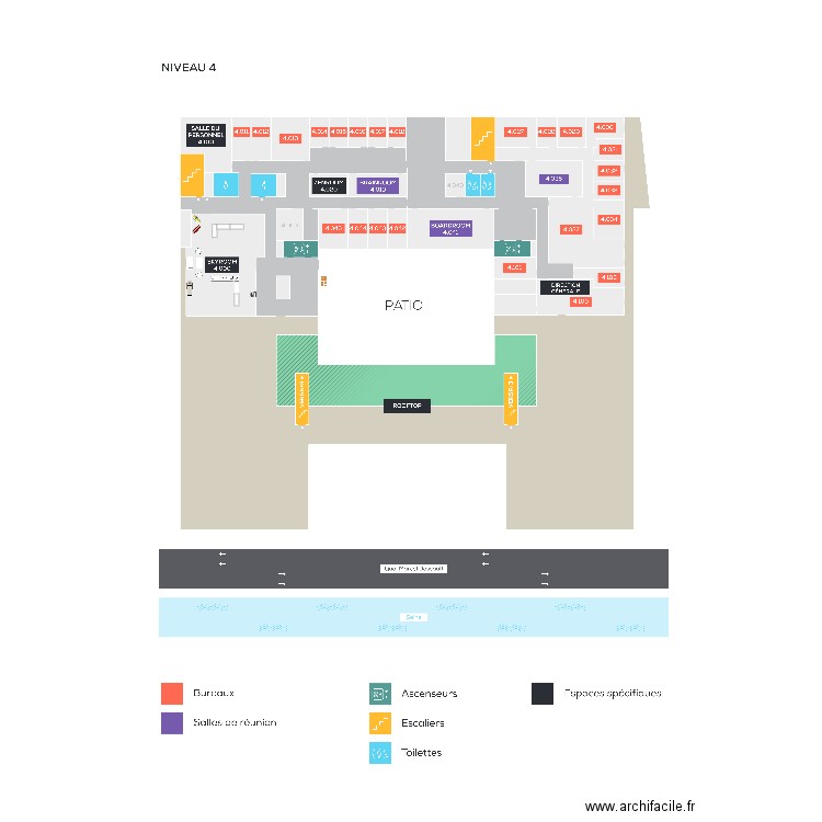 Paris N5. Plan de 0 pièce et 0 m2
