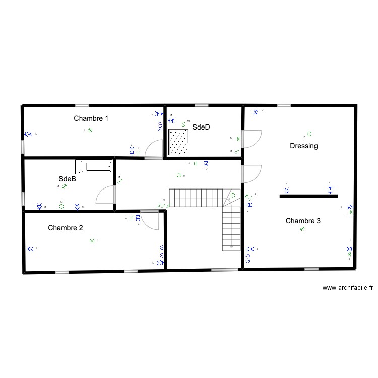 kevin 1er Etage. Plan de 0 pièce et 0 m2