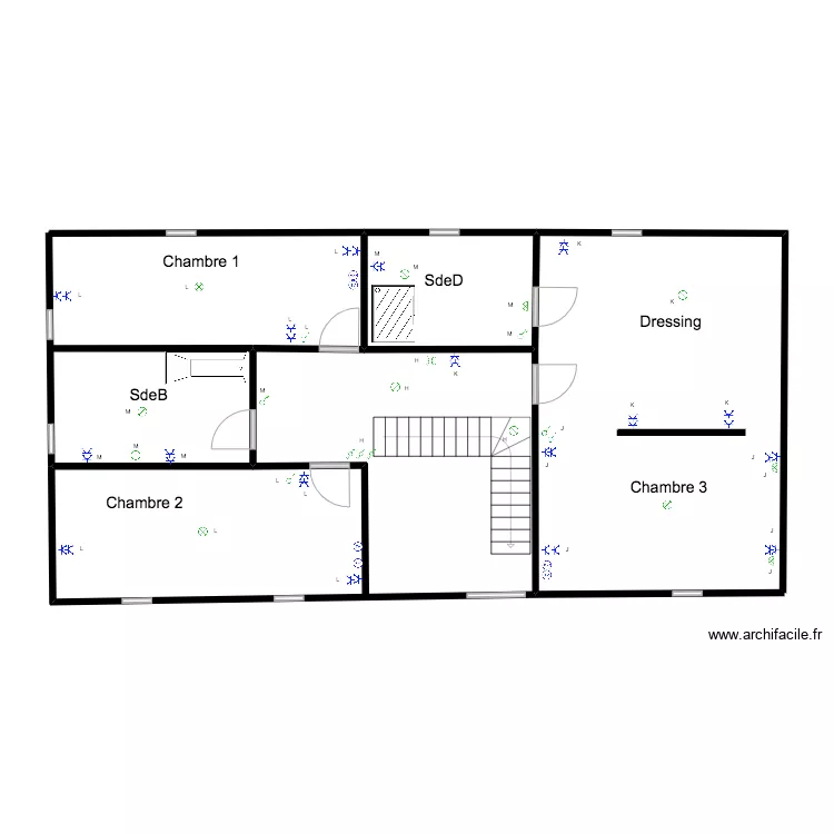 kevin 1er Etage. Plan de 