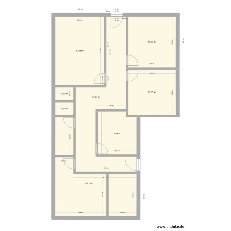 Moi. Plan de 0 pièce et 0 m2