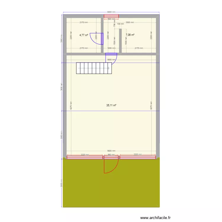 A-frame 8 метров. Plan de 