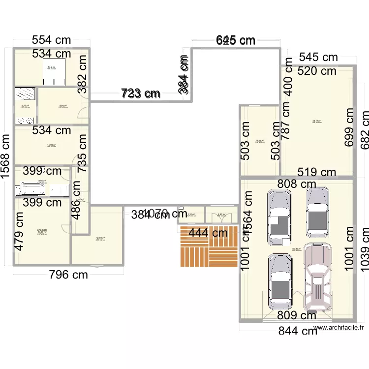 MAISON CASTEL. Plan de 