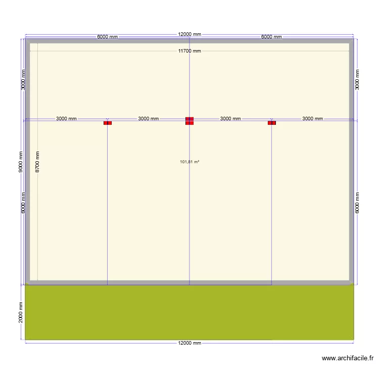 108 пустой. Plan de 