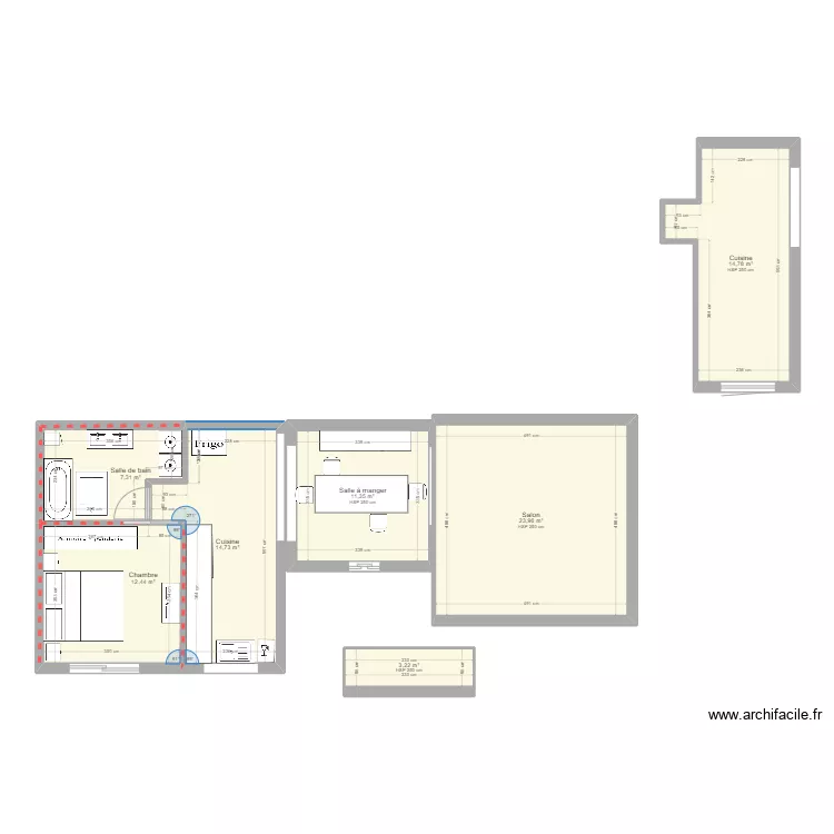 Maison Couture BERNAY. Plan de 