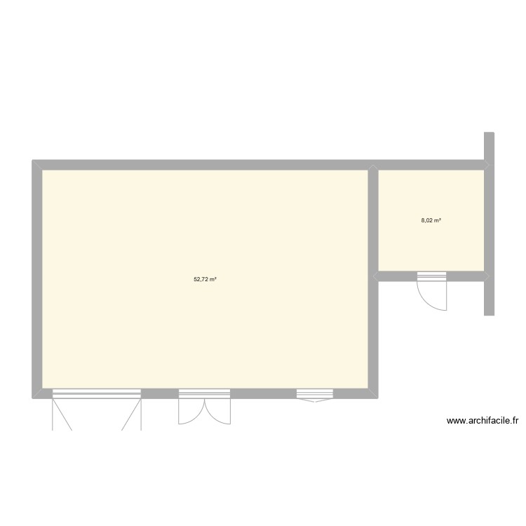 Remise. Plan de 0 pièce et 0 m2