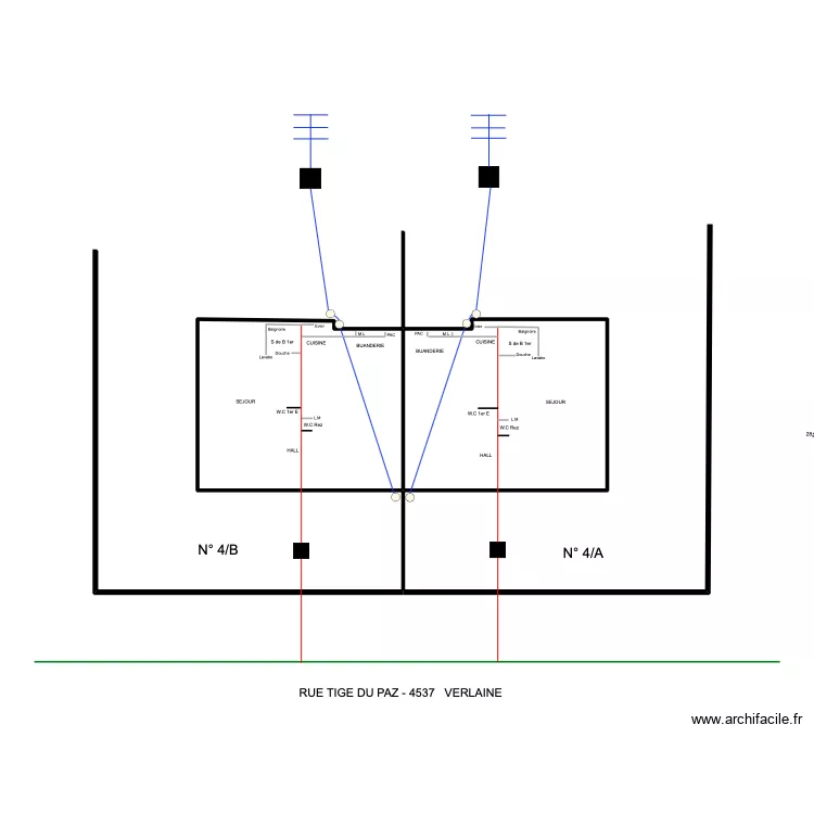 mitoyen verlaine. Plan de 