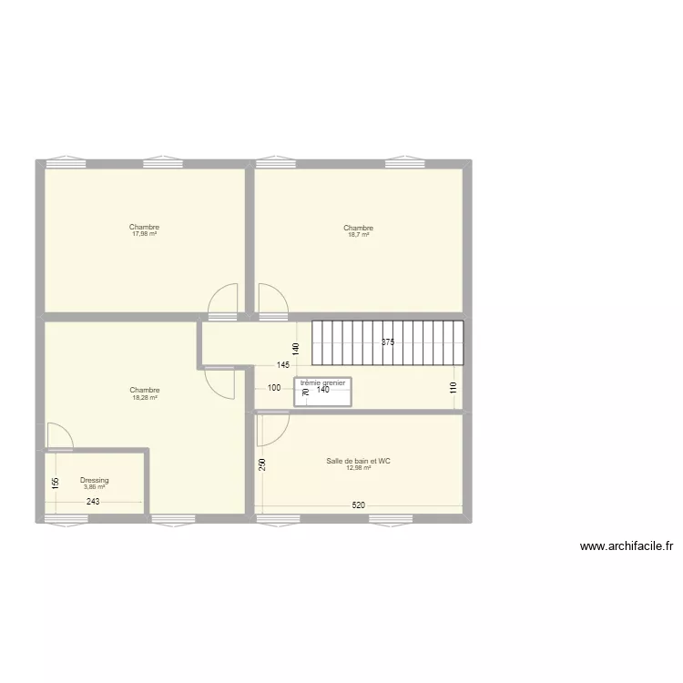 Plan maman - 1e étage . Plan de Plan maman - 1e étage . Plan de