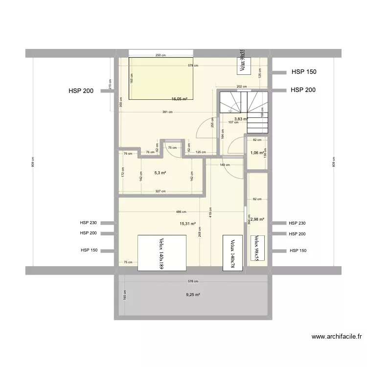 Banning 21 Rez 3 - Surfaces int -. Plan de 0 pièce et 0 m2