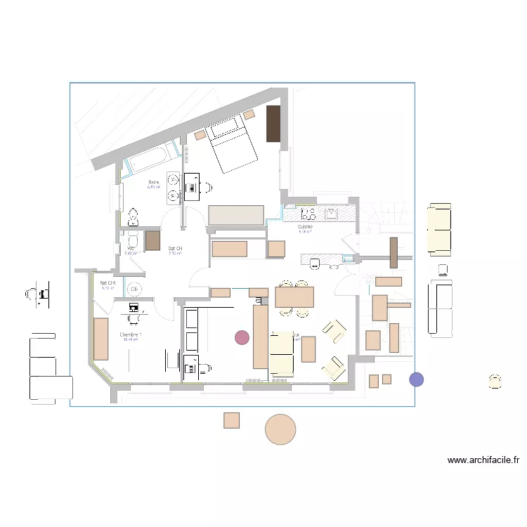 GARNIER 6 PAX 35 FREE. Plan de 