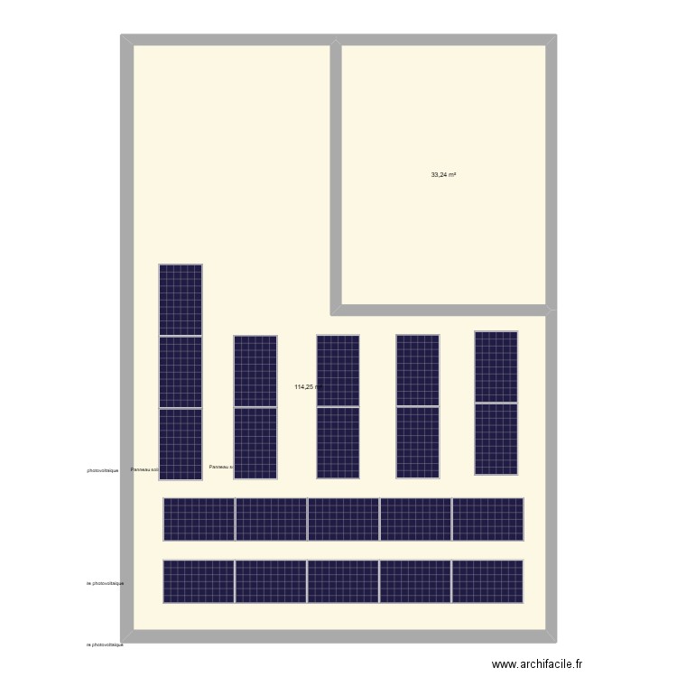 jacquard. Plan de 2 pièces et 147 m2