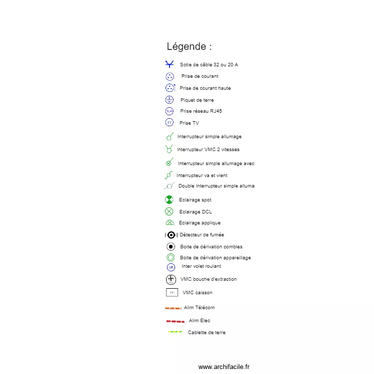 L&eacute;gende Le Bourhis Lgt 1. Plan de 