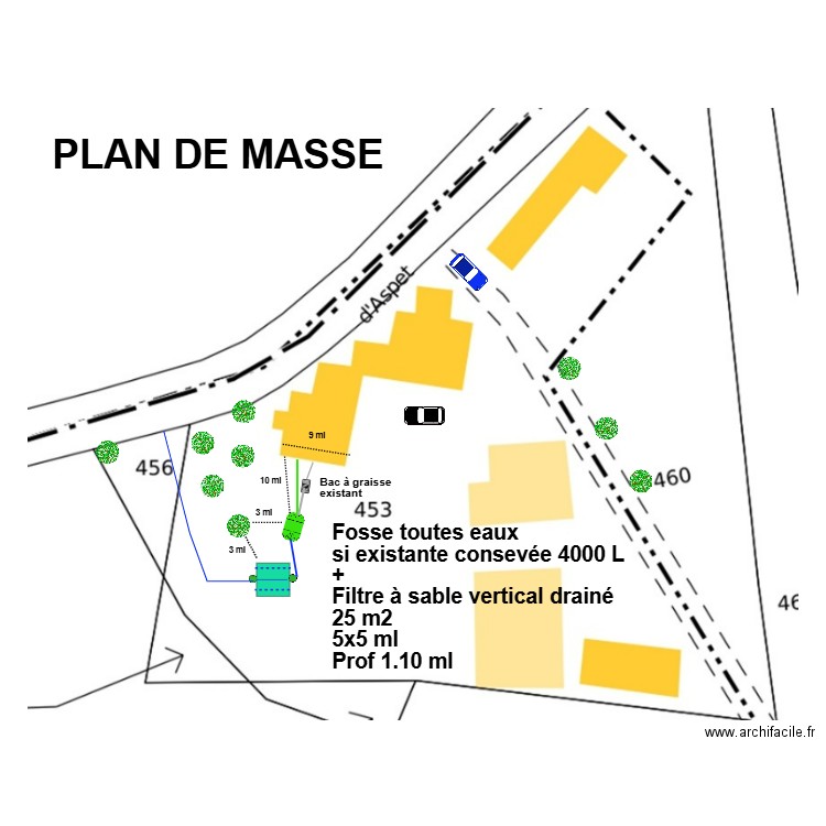 DOYE. Plan de 0 pièce et 0 m2