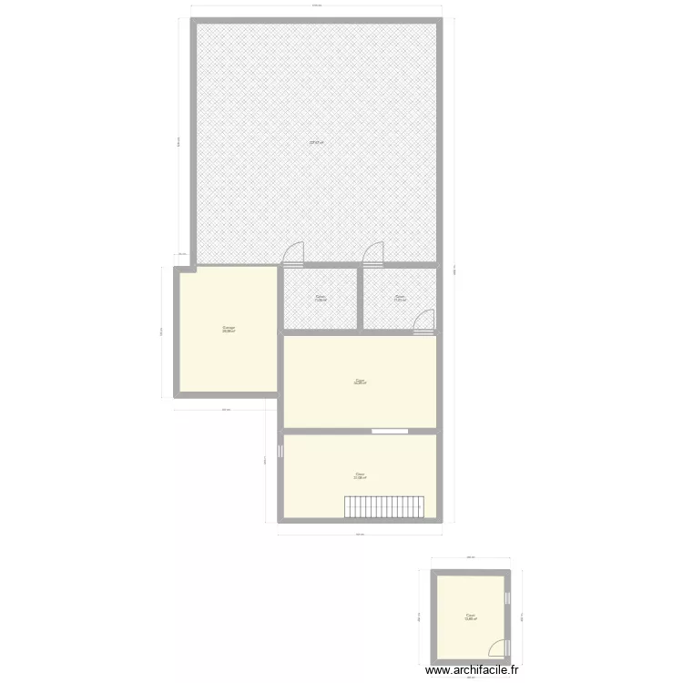 Maison Syens - CAVE. Plan de 