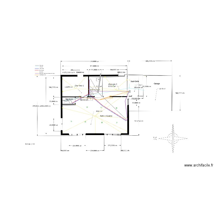 Chalet total. Plan de 0 pièce et 0 m2