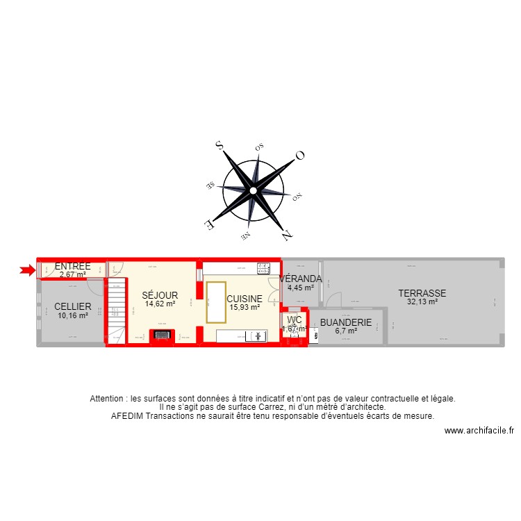 BI14013 -. Plan de 24 pièces et 158 m2