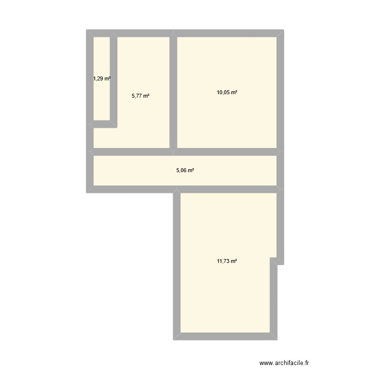 200 P. Plan de 5 pièces et 34 m2