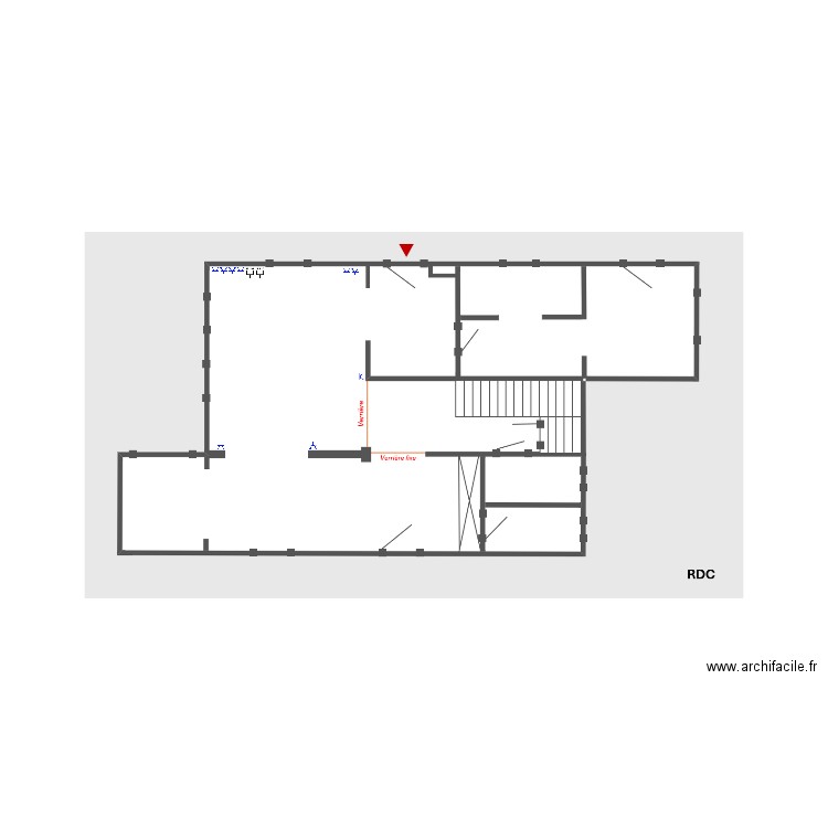 Quincieux_RDC. Plan de 0 pièce et 0 m2