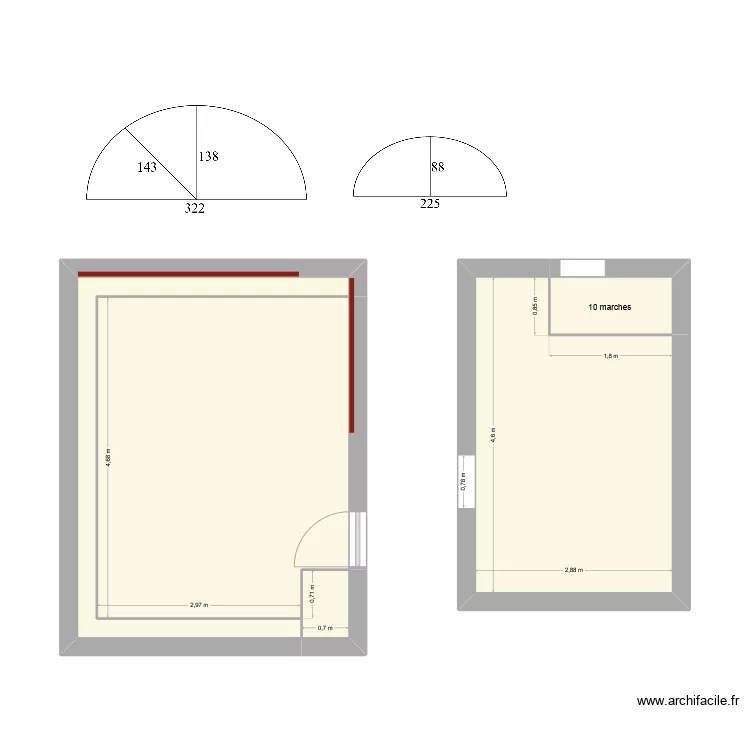 Montier. Plan de Montier. Plan de