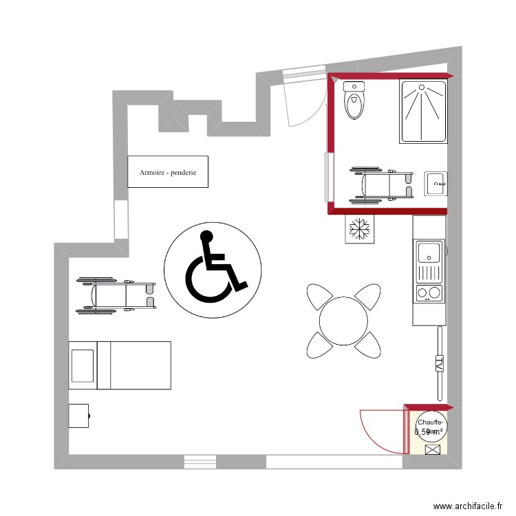 maymil. Plan de 0 pièce et 0 m2
