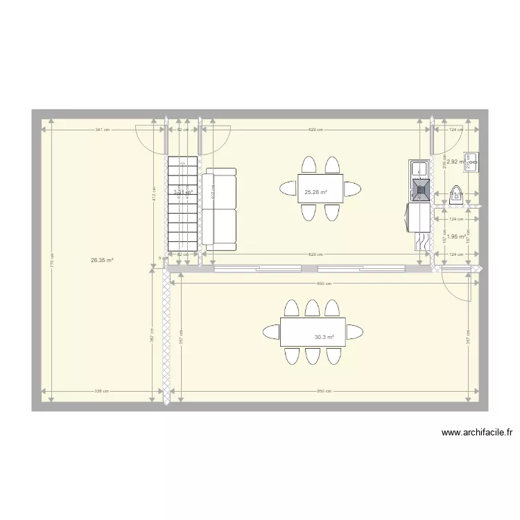 PROJET ETAGE. Plan de 