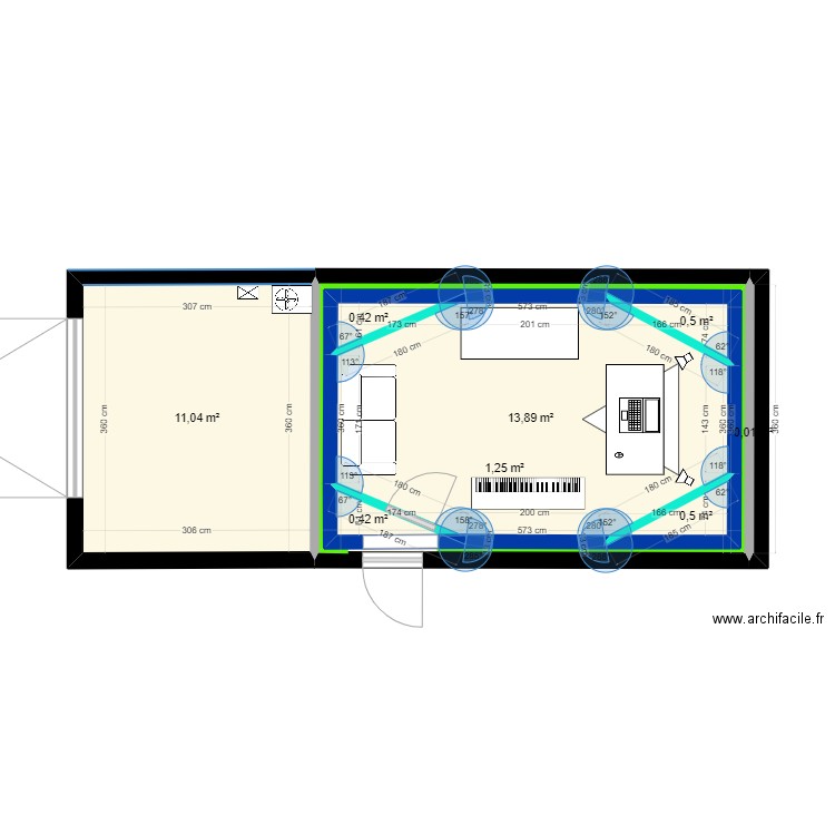 STUDIO V3. Plan de 0 pièce et 0 m2