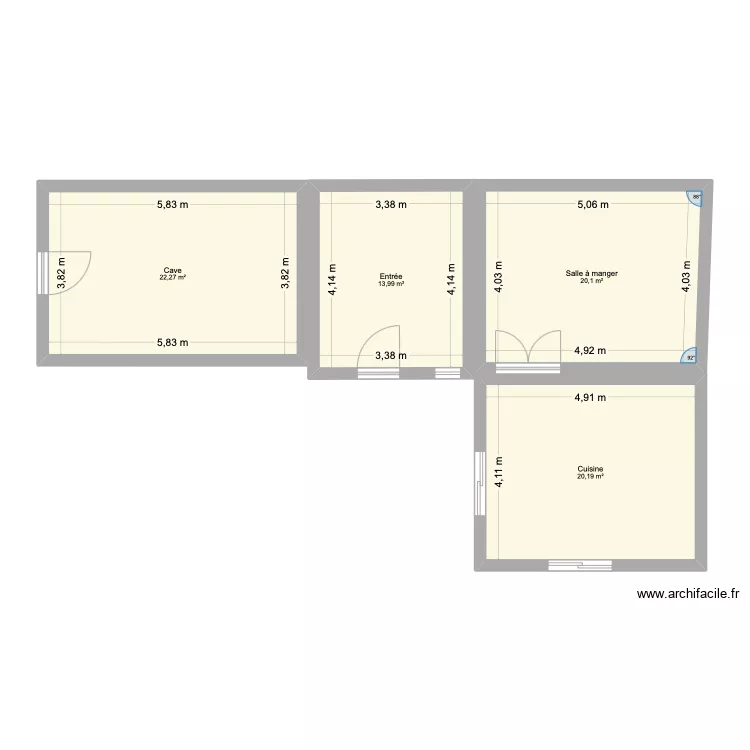 MAISON THOMAS. Plan de 