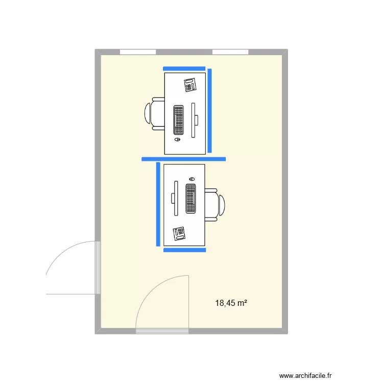 Pool t&eacute;l&eacute;phonique 2eme /proposition 3. Plan de 
