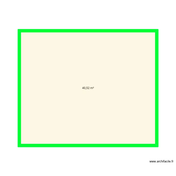 Chalet. Plan de 1 et 41 m² Chalet. Plan de 1 et 41 m²
