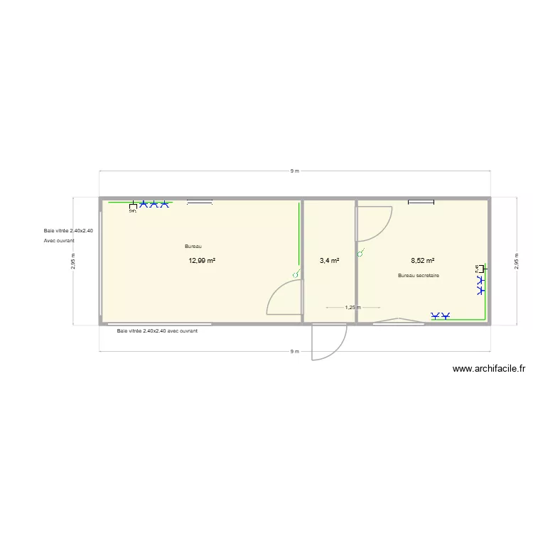 garage raymon. Plan de 
