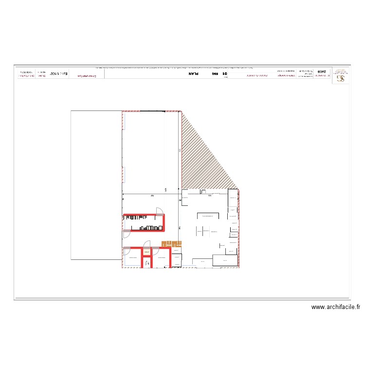 BRASILLE V6. Plan de 1 pièce et 1 m2