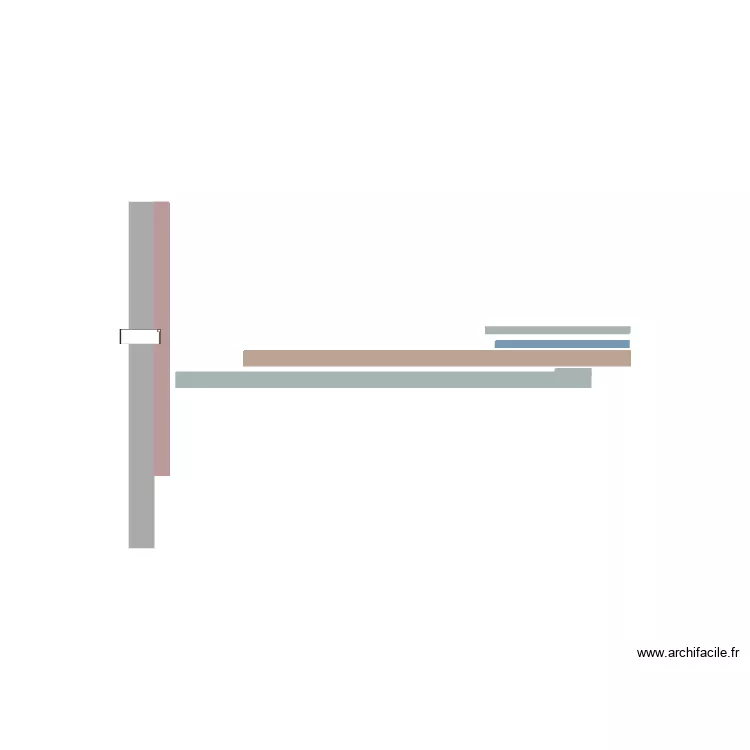 appui de fenetre. Plan de 