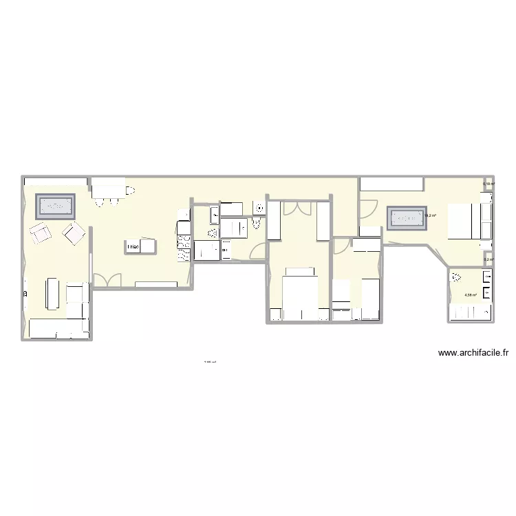 fernan Gonzalez 19   12. Plan de 9  et 107 m²